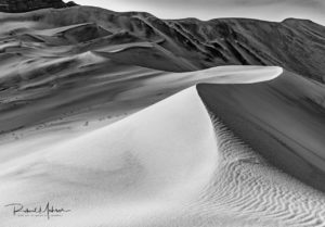 Eureka Dunes B&W, Death Valley
